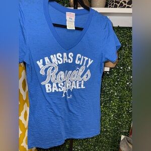 Genuine Merchandise Blue Kansas City Royals Women's Tee